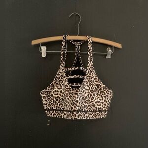 ZYIA Active Leopard Print Sports Bra #010